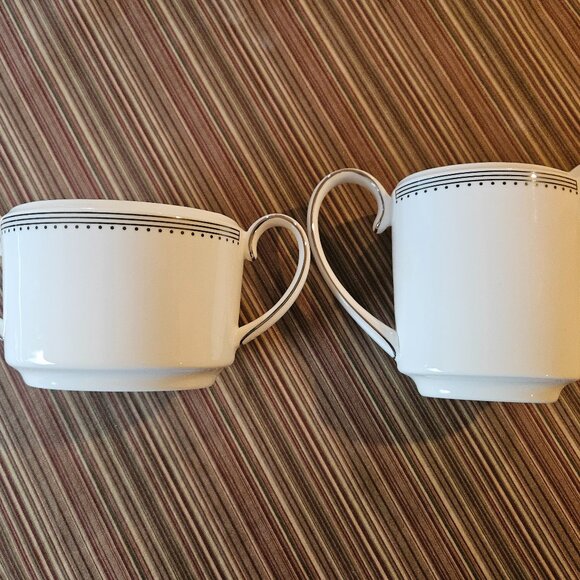 VERA WANG Wedgewood Grosgrain Creamer & Sugar Bowl missing top - Picture 4 of 5